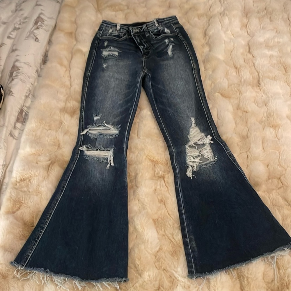 Flying Monkey Ultra High Rise Flare Jeans